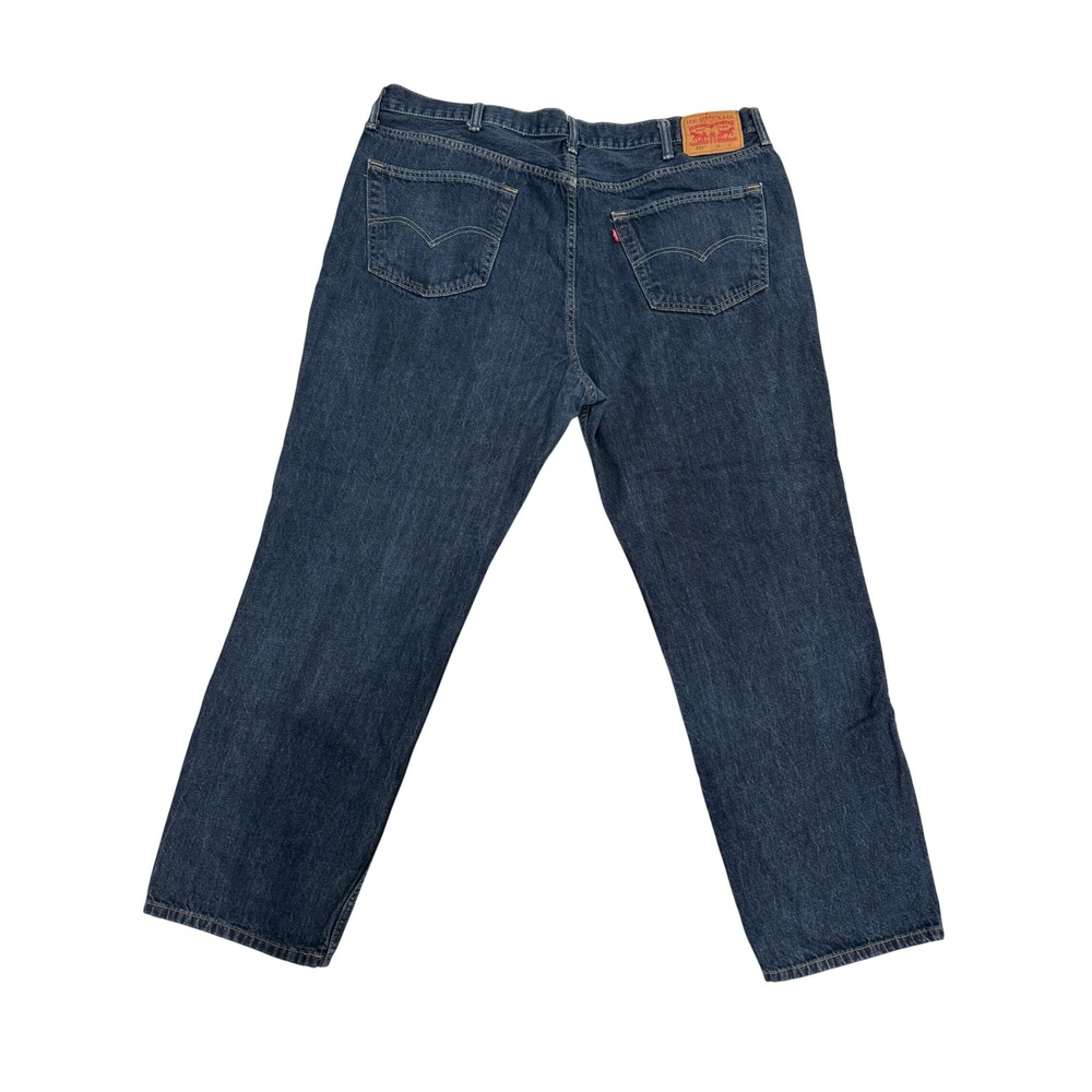 Levis 559 Relaxed Straight Jeans Mens 46x34 Dark Wash Blue Denim 01559-0004